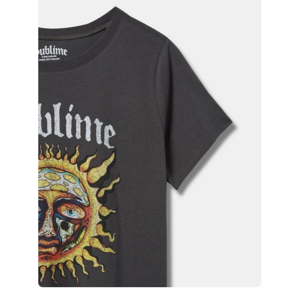 TORRID NWT Sublime Classic Fit Cotton Crew Tee - Picture 2 of 5